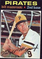 1971 Topps Baseball Cards      110     Bill Mazeroski